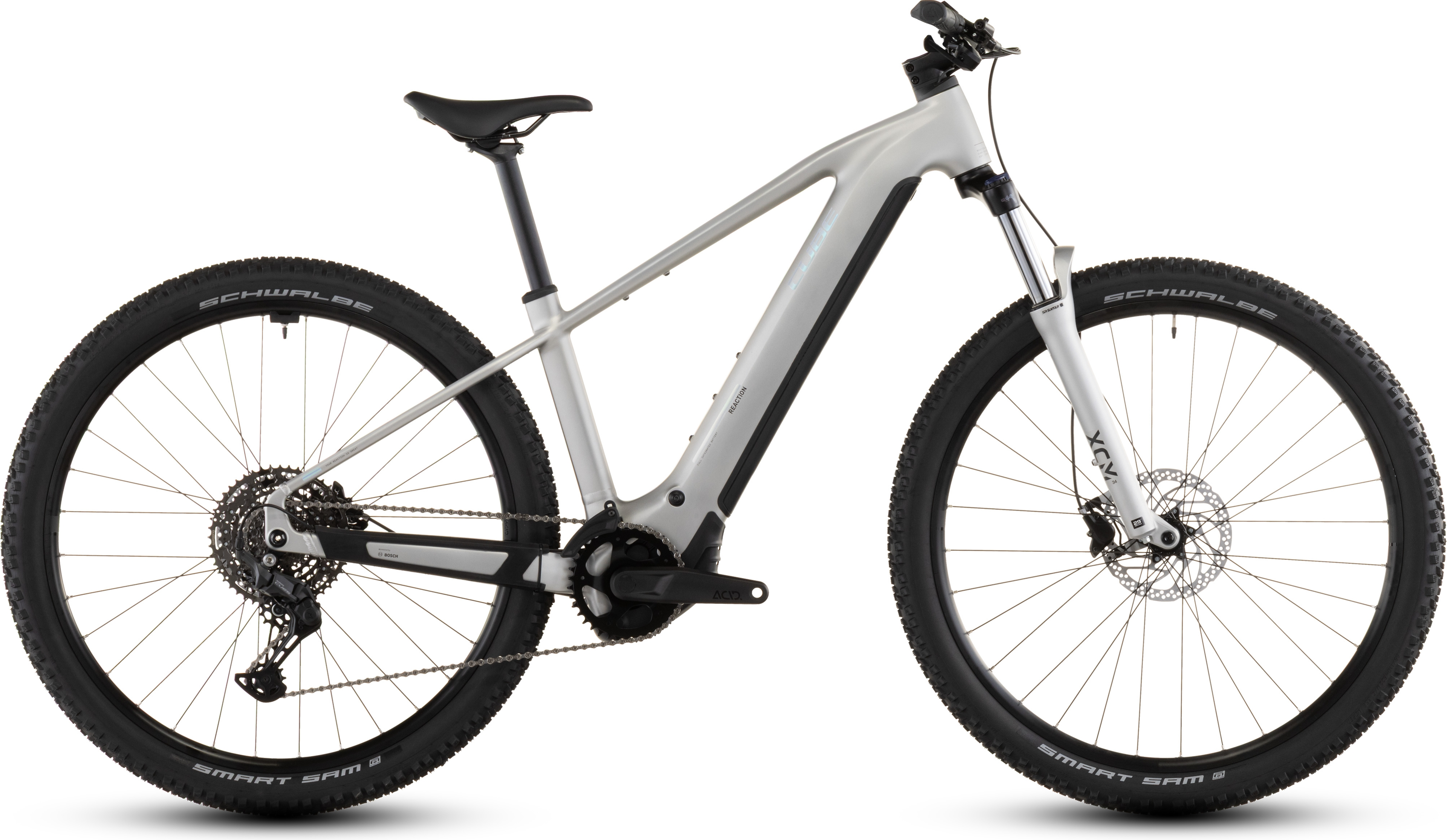 Cube Reaction Hybrid ONE 800 (2026) | 27,5/29 Zoll E-MTB Hardtail | sleekgrey´n´prism